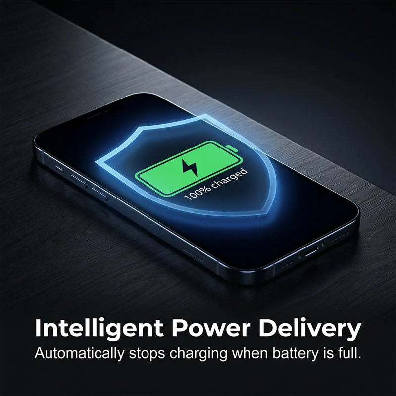 Wireless Charger Hidden Under-Desk Adaptive Fast Charging