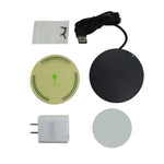Wireless Charger Hidden Under-Desk Adaptive Fast Charging Through Wood, Glass & Stone