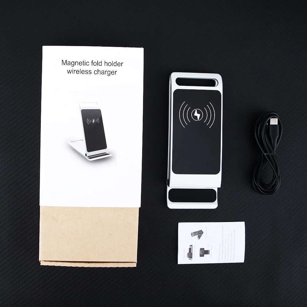 Wireless Charger Magnetic Foldable Aluminum 20W
