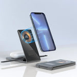 Wireless Charger Stand Foldable Magnetic Multi-Device 15W