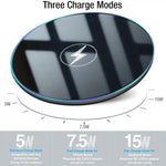Wireless Charger Ultra-Thin 15W Fast Charging