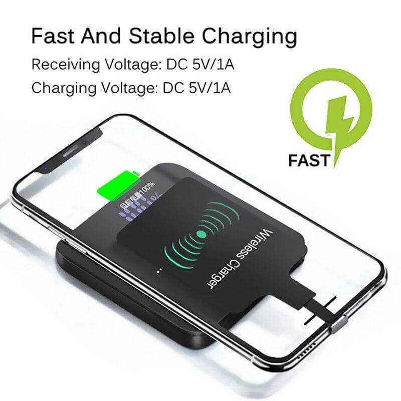 Wireless Charging Receiver Slim Qi-Compatible & A4WP-Compatible