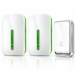 Wireless Doorbell Battery-Free Kinetic Button 394 Ft Range