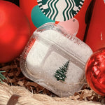 Wireless Earbud Case Silicone Non-Slip Frosted Tree Design