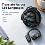 Wireless Earbuds AI Translation Touch Controls Type-C Charging Case