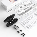 Wireless Headphones Bluetooth 5.0 Active Noise Cancelling Sweat-Resistant