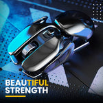 Wireless Mouse Ergonomic Metal Quiet Clicks Rechargeable