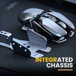 Wireless Mouse Ergonomic Metal Quiet Clicks Rechargeable