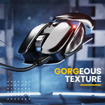 Wireless Mouse Ergonomic Metal Quiet Clicks Rechargeable