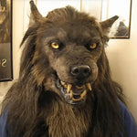 Wolf Mask Silicone Synthetic Hair Breathable Fit