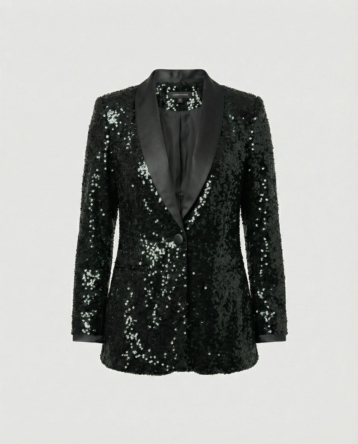 Women's Blazer All-Over Sparkling Pattern Classic Lapel Collar