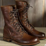Women's Boots Leather Lace-Up Orthopedic Arch Support