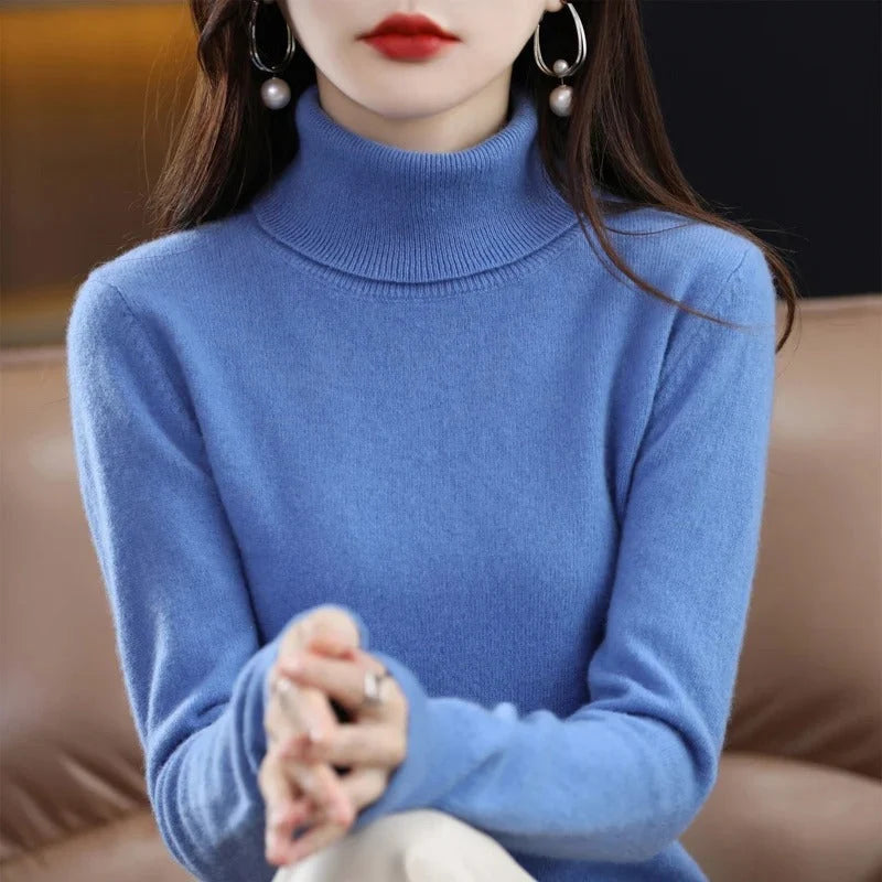 Women's Cashmere Sweater Lightweight & Breathable Knitted Warmth