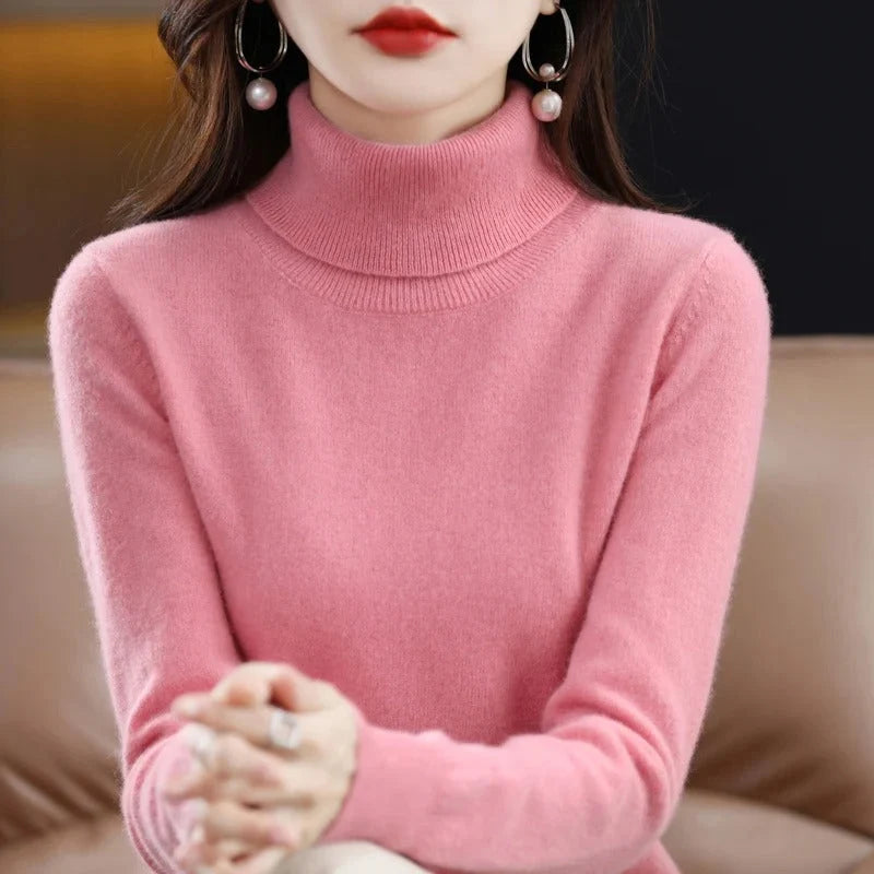 Women's Cashmere Sweater Lightweight & Breathable Knitted Warmth
