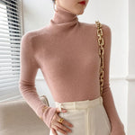 Women's Cashmere Turtleneck Sweater Slim Fit Lightweight Warmth