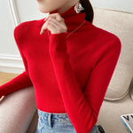 Women's Cashmere Turtleneck Sweater Slim Fit Lightweight Warmth