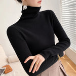 Women's Cashmere Turtleneck Sweater Slim Fit Lightweight Warmth