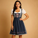 Women's Dirndl Dress Traditional Oktoberfest Style Flattering Fit & Comfortable Wear