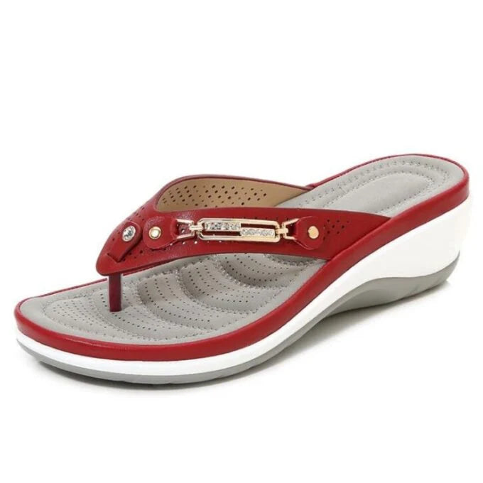 Women's Flip Flops Cushioned Breathable Non-Slip