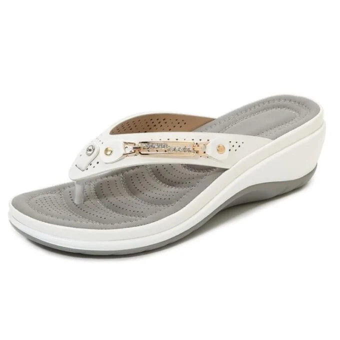 Women's Flip Flops Cushioned Breathable Non-Slip
