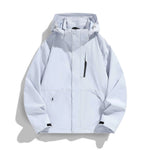 Women's Hooded Jacket Water-Repellent Adjustable Hood & Zip Pockets