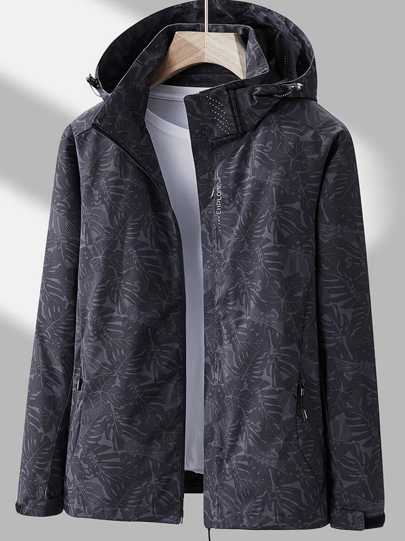 Women's Hooded Jacket Waterproof & Windproof Lightweight Breathable