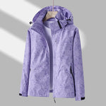Women's Hooded Jacket Waterproof & Windproof Lightweight Breathable
