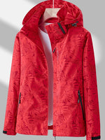 Women's Hooded Jacket Waterproof & Windproof Lightweight Breathable