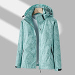Women's Hooded Jacket Waterproof & Windproof Lightweight Breathable