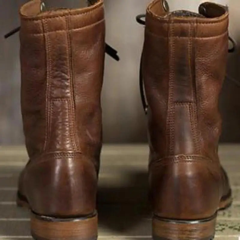 Women's Leather Boots Soft Lining Flexible Outsole All-Day Comfort