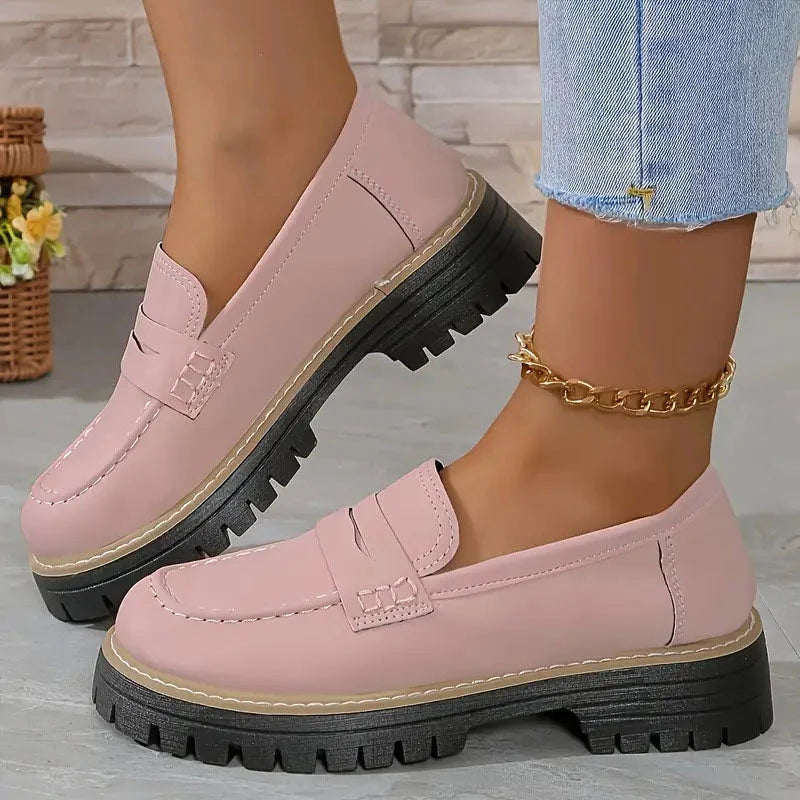 Women's Orthopedic Loafers Cushioned Platform Breathable Slip-On Design