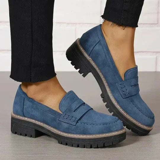 Women's Orthopedic Loafers Cushioned Platform Breathable Slip-On Design