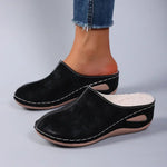 Women's Orthopedic Slippers Fleece-Lined Non-Slip Sole