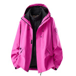 Women's Outdoor Jacket Waterproof 3-in-1 Detachable Fleece Liner