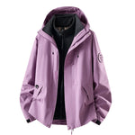 Women's Outdoor Jacket Waterproof 3-in-1 Detachable Fleece Liner