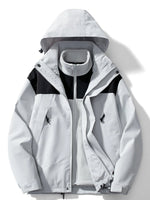Women's Parka 3-in-1 Waterproof Windproof Removable Fleece Lining