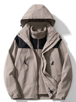 Women's Parka 3-in-1 Waterproof Windproof Removable Fleece Lining