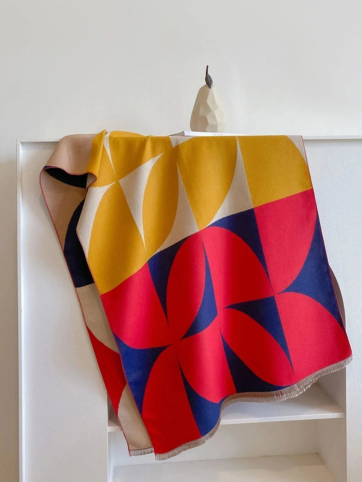 Women's Scarf Cashmere Blend Reversible Lightweight Warmth
