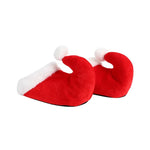 Women's Slippers Plush Non-Slip Santa Pom-Pom
