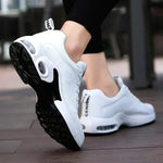 Women’s Sneakers Breathable Knit Slip-On Air-Cushioned Sole Non-Slip Grip