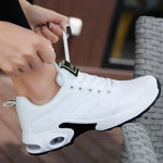 Women's Sneakers Breathable Knit Slip-On Cushioned Sole Non-Slip Grip