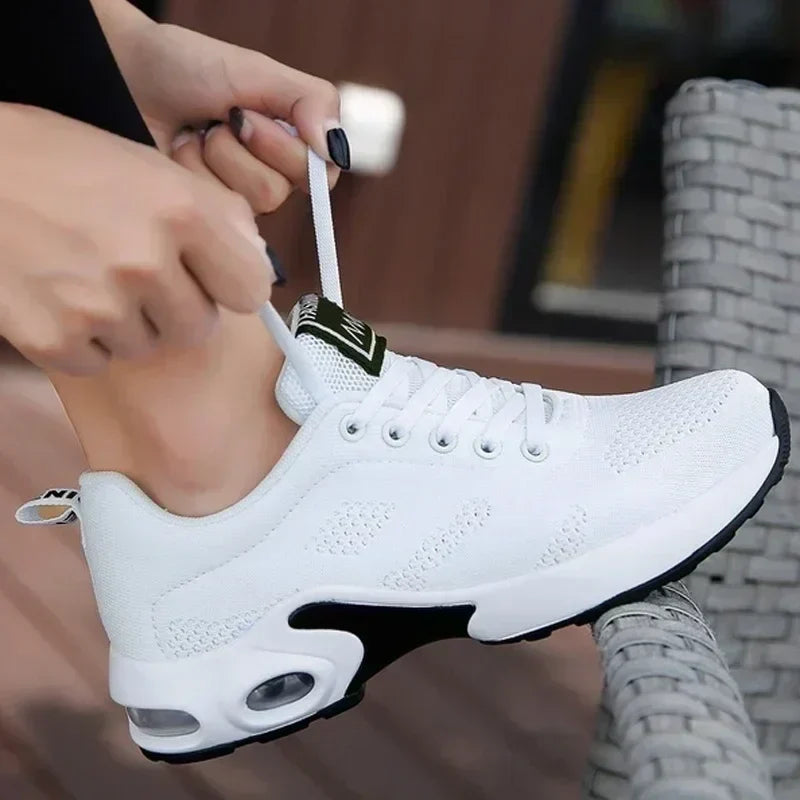 Women's Sneakers Breathable Mesh Slip-On Cushioned Sole