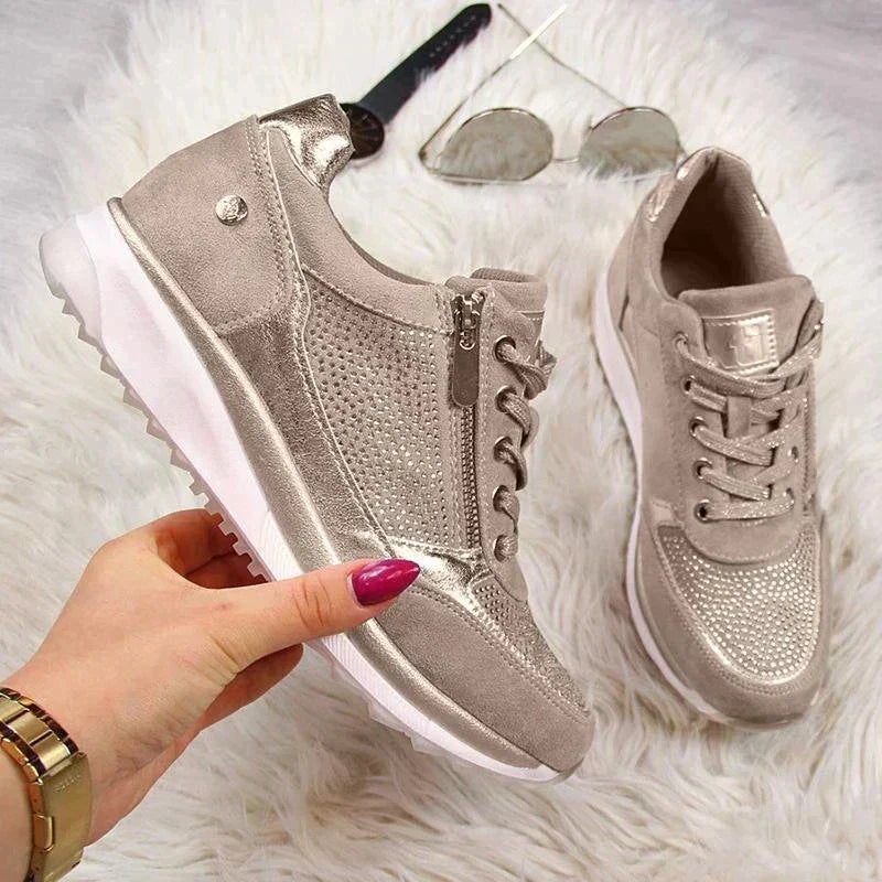 Women's Sneakers Cushioned Arch Support Breathable Non-Slip Sole