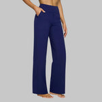 Women’s Stretch Pants High-Waisted Straight-Leg Breathable Stretch Fabric