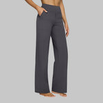 Women’s Stretch Pants High-Waisted Straight-Leg Breathable Stretch Fabric