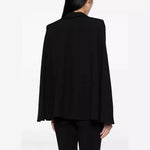 Women's Suit Set Cape Sleeve Blazer Flared Trousers