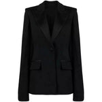Women's Suit Set Cape Sleeve Blazer Flared Trousers