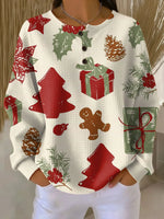 Women's Sweater Thick Waffle Knit Brushed Interior Warmth