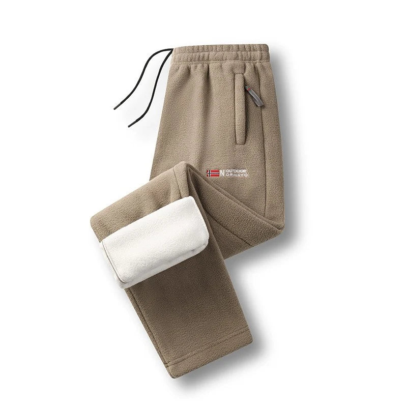 Women's Thermal Pants Fleece-Lined Zip Pockets
