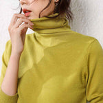 Women's Turtleneck Sweater Slim Fit Soft Breathable Comfort